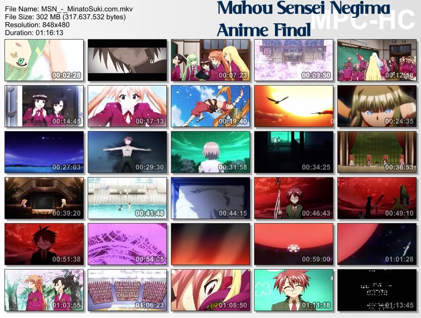 Mahou Sensei Negima Anime Final